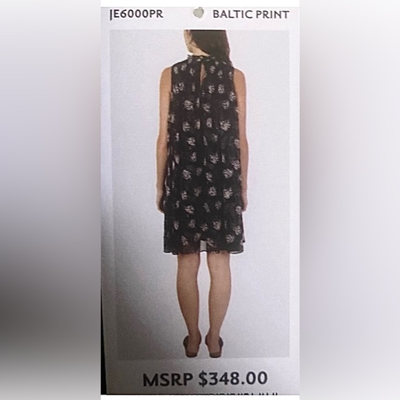 Joie Thelene Sleeveless Mini Dress in Baltic Print Chiffon - Picture 10 of 11